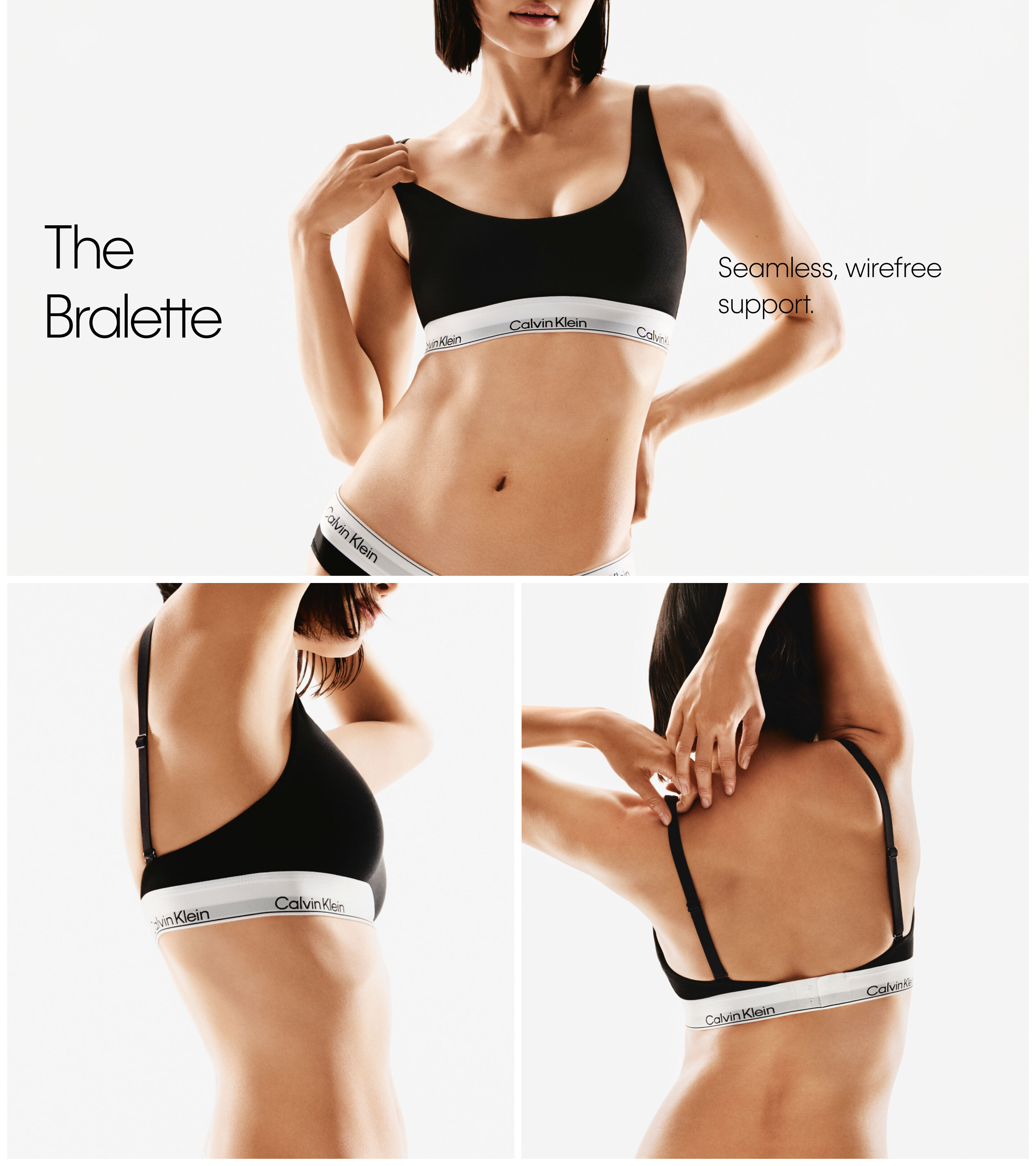 The Bralette Seamless, wirefree support.